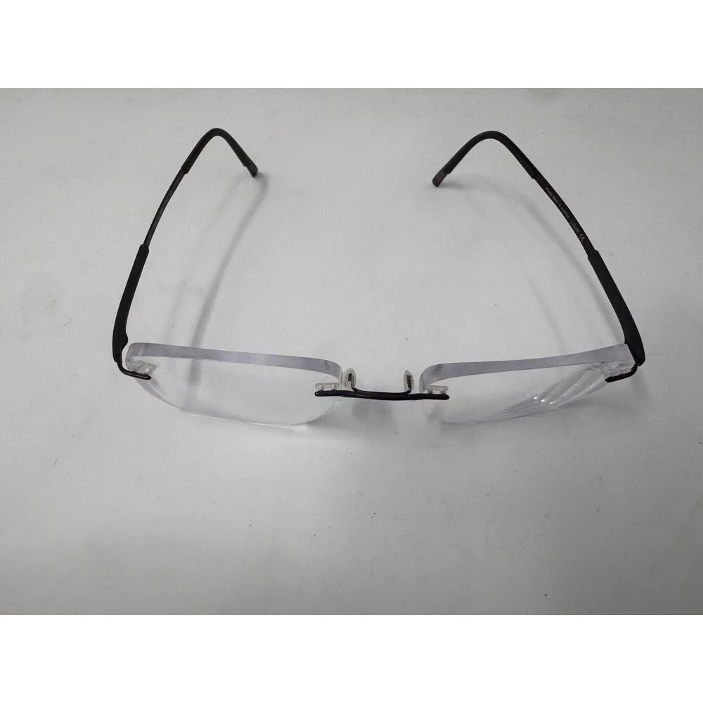 Silhouette 5416 40 6055 Titanium Bronze Gray Rimless Eyeglasses Frames 19 140